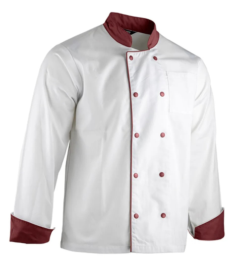 Veste de cuisinier à manches longues LMA MEDAILLON C1 / C2