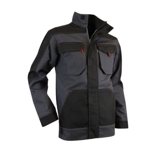 Veste de travail bicolore avec col montant LMA Céramique