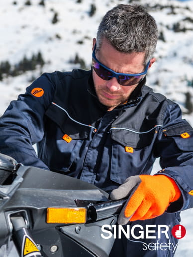 Veste de travail en polycoton Singer Safety VILNOR/VILBLE
