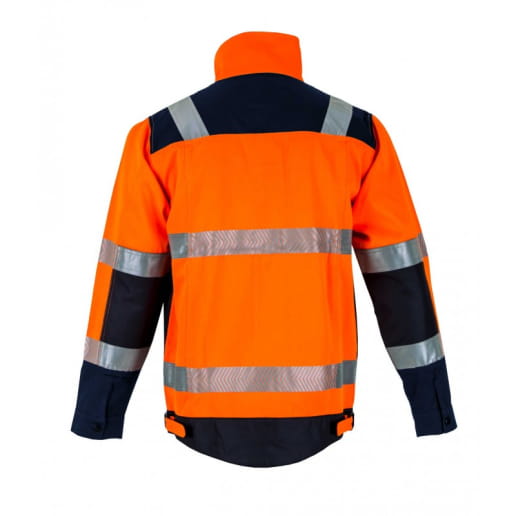Veste haute visibilité bicolore et col montant LMA REFLEXION / AMPOULE
