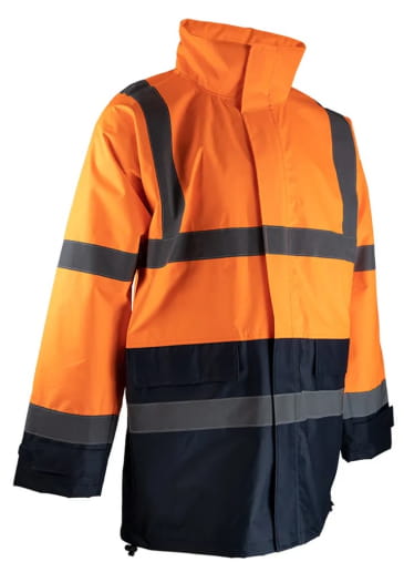 Veste haute visibilité imperméable à capuche LMA Chroma / Radar