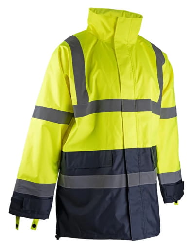 Veste haute visibilité imperméable à capuche LMA Chroma / Radar