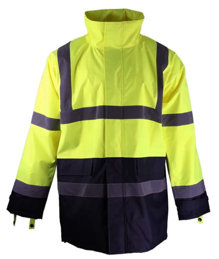 Veste haute visibilité imperméable à capuche LMA Chroma / Radar