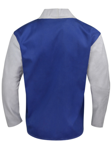 Veste pour soudeur en croûte de bovin avec dos en Proban Singer Safety SOUDAVEP