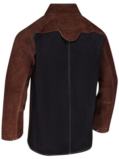 Veste pour soudeur en croûte supérieure de bovin avec dos en Proban Singer Safety VEPSOUD
