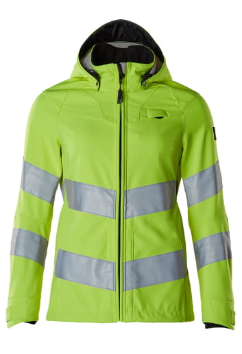 Veste softshell fluo coupe femme déperlante MASCOT SAFE SUPREME 18512-246