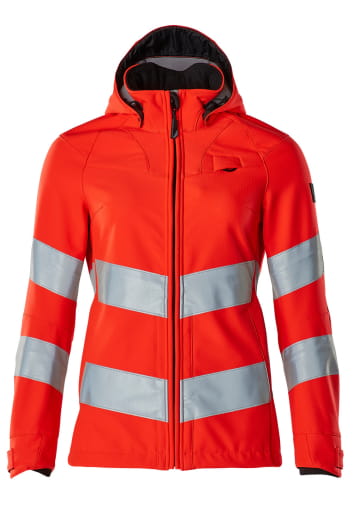 Veste softshell fluo coupe femme déperlante MASCOT SAFE SUPREME 18512-246