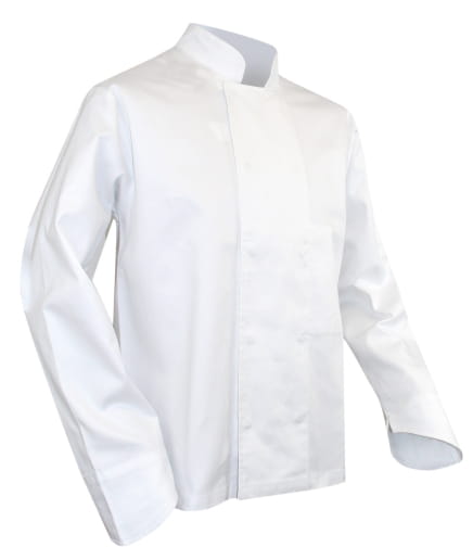 Vestes de cuisinier à manches courtes ou longues LMA MERLU / MERLAN