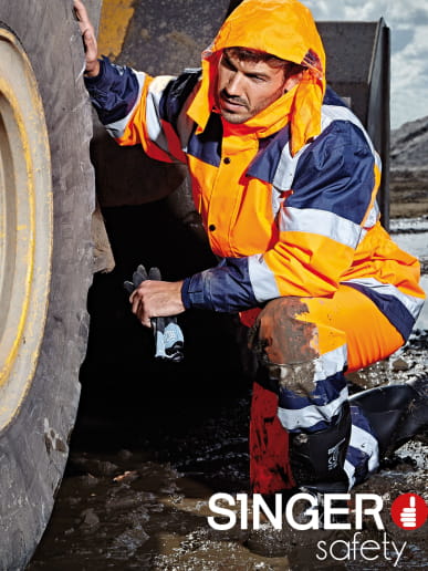 Vêtements de pluie haute visibilité SINGER SAFETY VILO/VILA