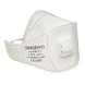 Boîte de 20 demi-masques pliables classiques avec valve FFP2 ou FFP3 Singer Safety AUUMP2V / AUUMP3V