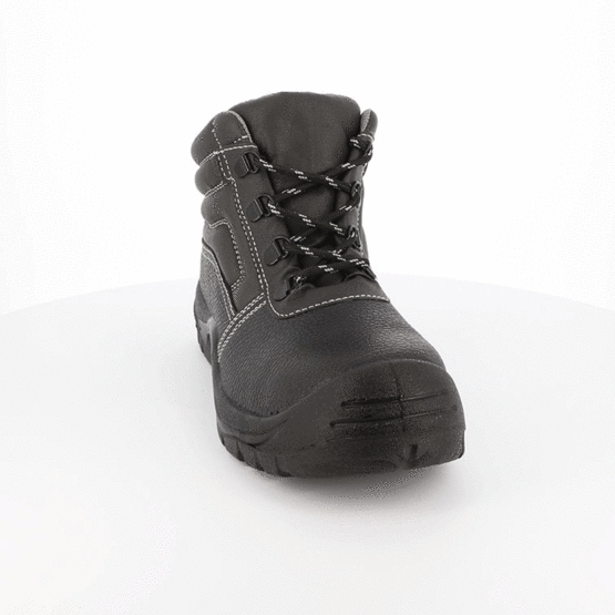 Chaussures de sécurité brodequin noir classique Singer Safety GR100 S1P SR FO