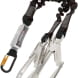 Double longe antichute avec sangle élastiquée longueur 1,5m Singer Safety TWINLUX15