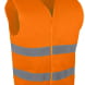 Gilet haute visibilité en polyester avec fermeture auto-agrippante Singer Safety GILA / GILO
