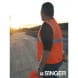 Gilet haute visibilité avec fermeture à scratch Singer Safety VPLGILJ / VPLGILO