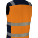Gilet sans manches haute visibilité ripstop adaptable sur une parka Singer Safety GREMIA / GREMIO