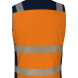 Gilet sans manches haute visibilité ripstop adaptable sur une parka Singer Safety GREMIA / GREMIO