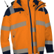 Gilet sans manches haute visibilité ripstop adaptable sur une parka Singer Safety GREMIA / GREMIO
