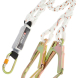 Kit antichute avec harnais 2 points et double longe d'1,5m avec absorbeur d'énergie et connecteurs Singer Safety KITH04