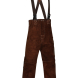 Pantalon à bretelles pour soudeur en croûte de bovin Singer Safety PANTASOUD