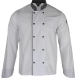 Veste de cuisinier à manches longues LMA MEDAILLON C1 / C2