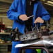 Veste de travail bleu Bugatti 100% coton LMA PLANTOIR / ROULEAU