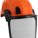 Visière grillagée en acier inoxydable pour casque Singer Safety HIMA