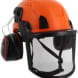 Visière grillagée en acier inoxydable pour casque Singer Safety HIMA