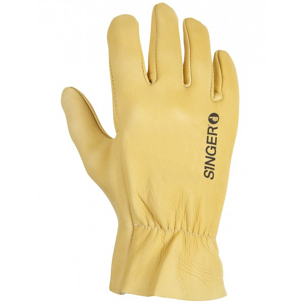 Gants cuir de cerf et crochet Dame Milona